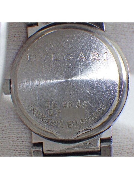 Bvlgari Watch Date Black Dial SS Quartz Analog main image 7